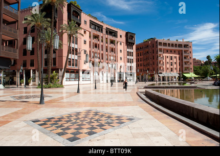 Shopping Centre GUELIZ Marrakech Maroc Afrique du Nord Banque D'Images