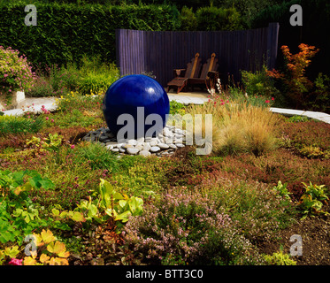 Jardin National Exhibition Centre, Kilquade, Co Wicklow, Irlande, de l'eau Sculpture Banque D'Images