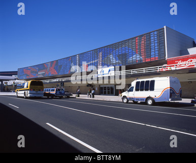 Terminal de départ, John F. Kennedy International Airport, comté de Queens, à l'État de New York, États-Unis d'Amérique Banque D'Images