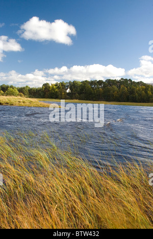 Loch Alvie, église, Insh Kincraig, Badenoch Banque D'Images