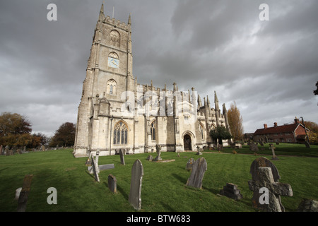 L'église paroissiale de St Mary, Steeple Ashton, Wiltshire Banque D'Images