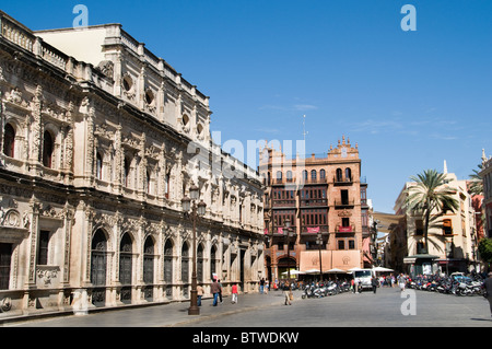 Séville Espagne Dona Maria Coronel Old City Centre Banque D'Images