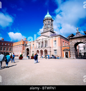 Le Château de Dublin, Dublin, Dublin, Irlande Banque D'Images