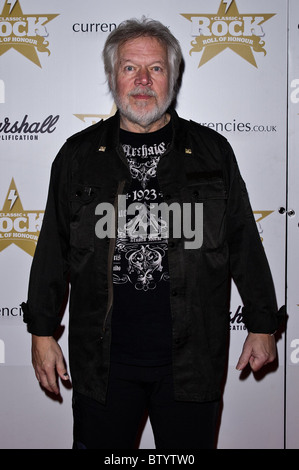 Randy Bachman arrive à Marshall Classic Rock Roll of Honour Awards au Roundhouse, Camden Town, 10 Novembre 2010 Banque D'Images