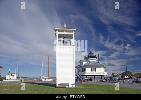 Le Chesapeake Bay Maritime Museum de St. Michaels, Md Banque D'Images