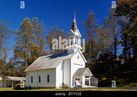 Island Home Baptist Church dans le comté d'Anderson, New York Banque D'Images
