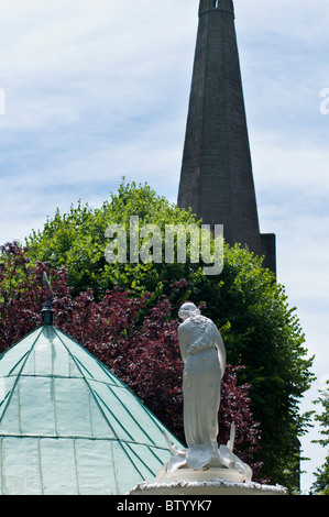 Vert de l'église du centre-ville de Redditch en Angleterre Worcestershire Banque D'Images