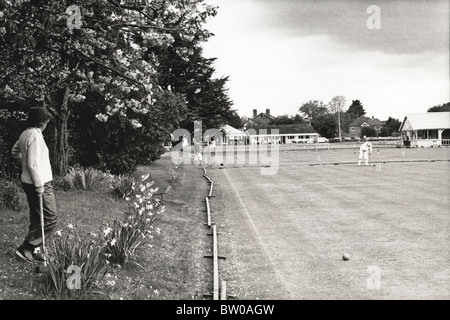 Ouvrez Peel Memorial tournament à croquet Cheltenham GLOUCESTERSHIRE Angleterre Royaume-uni Croquet Club Banque D'Images