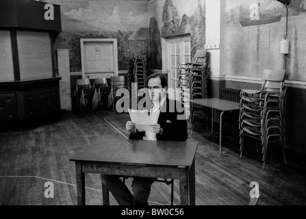 Le cast de Monty Python's Flying Circus pendant les répétitions en Acton travaillant Mens Club en octobre 1970 Banque D'Images