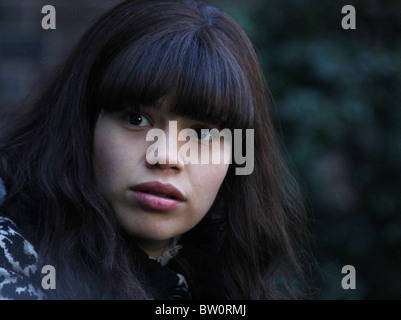 Le Cast de Ugly Betty Sur le tournage à New York Banque D'Images