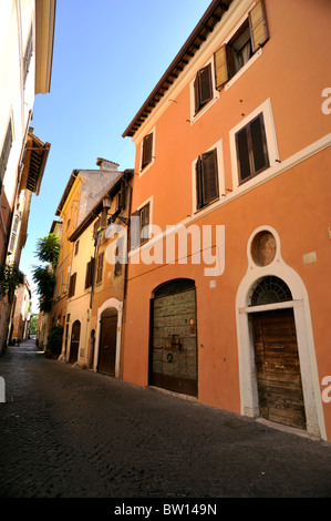 Italie, Rome, Trastevere, via di Santa Cecilia Banque D'Images