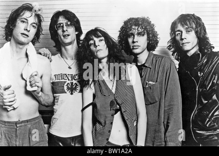 PATTI SMITH GROUP - Articles promotionnels photo de groupe rock américain Banque D'Images