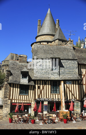 L'héritage médiéval ville de Vitré, Ille-et-vilaine, Bretagne, France. Banque D'Images