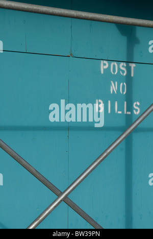 Wall at construction site Banque D'Images