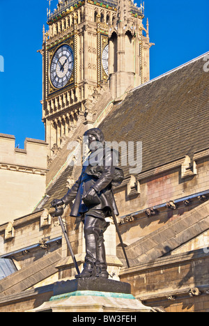 Statue d'Oliver Cromwell Banque D'Images