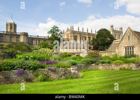 Christ Church College, Cathédrale, War Memorial Garden, de l'Université d'Oxford, Oxfordshire, Angleterre, Royaume-Uni, Europe Banque D'Images