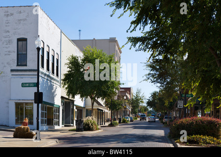 Washington Street dans la vieille ville historique, Vicksburg, Mississippi, USA Banque D'Images