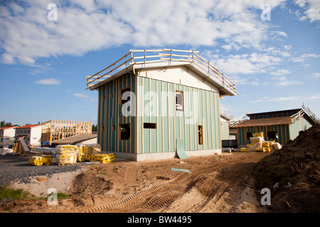 Site de construction en Finlande Banque D'Images