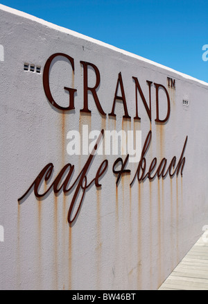 Le Grand Café et restaurant, Granger Bay, Cape Town, Afrique du Sud. Banque D'Images