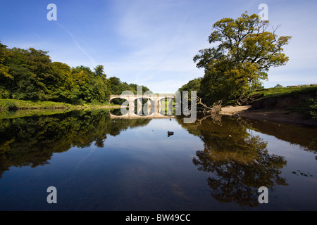 Les ponts sur l'escroc O'Lune près de Lancaster Banque D'Images