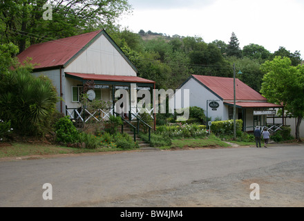 Ancienne ville minière de Pilgrim's Rest, Mpumalanga, Afrique du Sud Banque D'Images