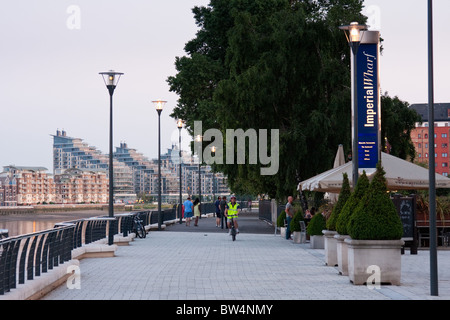 Chelsea et imperial wharf dans south west London Banque D'Images