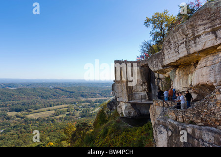 Lover's Leap dans Rock City Gardens sur Lookout Mountain, Géorgie, près de Chattanooga, Tennessee, États-Unis Banque D'Images