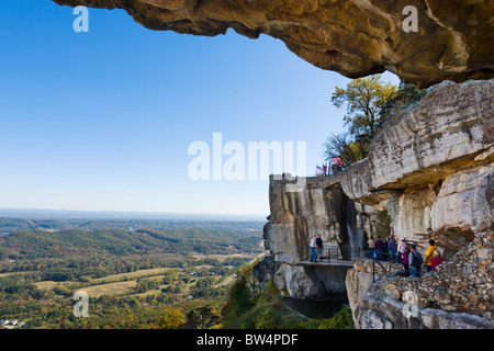 Lover's Leap dans Rock City Gardens sur Lookout Mountain, Géorgie, près de Chattanooga, Tennessee, États-Unis Banque D'Images