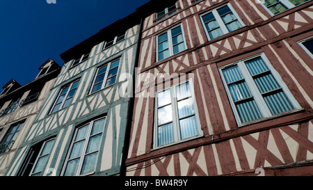 Bâtiments à colombages à Rouen Normandie France Banque D'Images