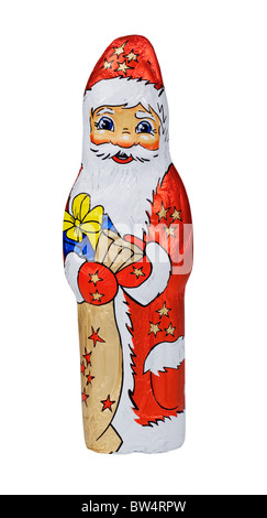 La figure de saint Nicolas en chocolat Banque D'Images