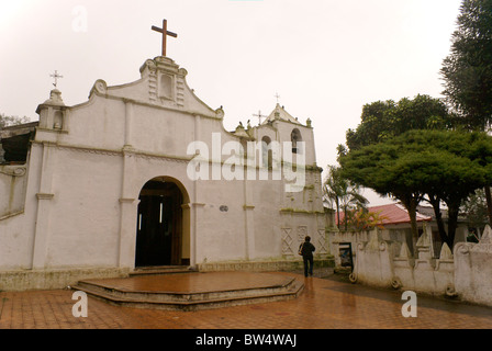 El Calvario temple église de Cobán, Alta Verapaz, Guatemala Banque D'Images