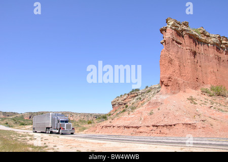 Parc d'état de Palo Duro, Texas, USA - 2ème plus grand canyon aux États-Unis Banque D'Images