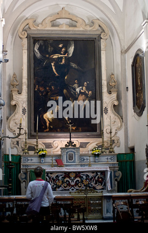 En face de l'Caravaggio Banque D'Images