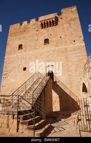 Château de colosse, Limassol, Chypre. Banque D'Images