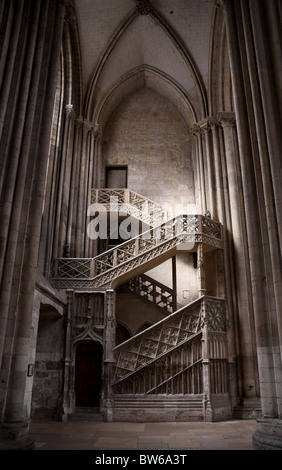 France Normandie du cathédrale dans la ville de Rouen Banque D'Images