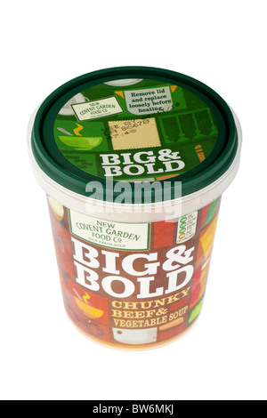 Soupe de légumes et boeuf Banque D'Images