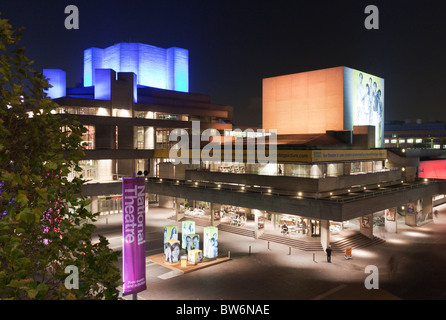 Théâtre National - Rive sud - Londres Banque D'Images