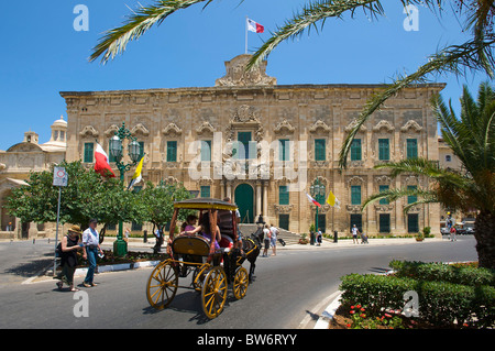 L'Auberge de Castille à La Valette, Malte Banque D'Images