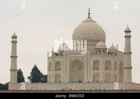 Côté arrière du Taj Mahal à Agra, Inde Banque D'Images