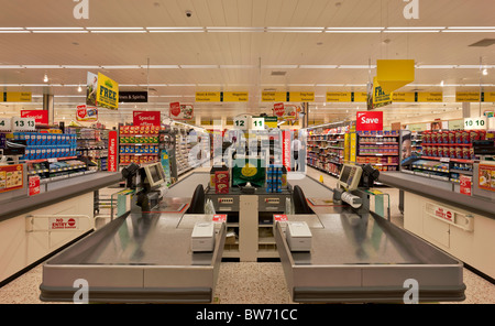 Supermarché Morrisons à Minehead Banque D'Images