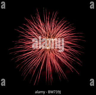 Festivals, Guy Fawkes, Fireworks, les couleurs de l'image de la pyrotechnie. Banque D'Images