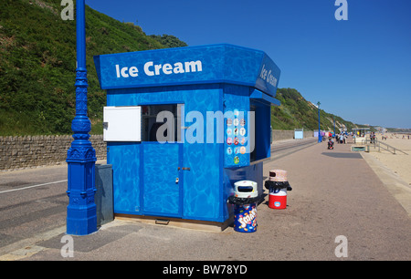 La crème glacée pour la vente, la mer de Bournemouth, Bournemouth, Angleterre Banque D'Images
