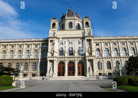 Le Kunsthistorisches Museum (anglais : "musée de l'histoire de l'Art', aussi souvent appelé le "musée des beaux-arts) à Vienne Banque D'Images