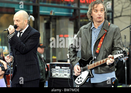 NBC Today Show Concert avec R.E.M Banque D'Images