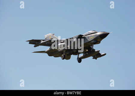 Tornado sur le point d'atterrir à RAF Leuchars. Banque D'Images