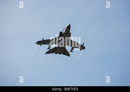 Tornado sur le point d'atterrir à RAF Leuchars. Banque D'Images