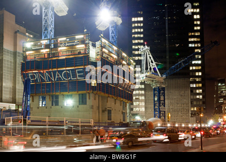 Bishopsgate Tower (le sommet) de la construction de gratte-ciel - City of London Banque D'Images