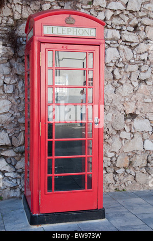 Cabine téléphonique anglaise Banque D'Images