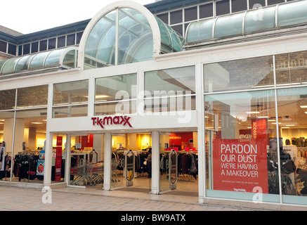 TK Maxx store à Colchester Banque D'Images