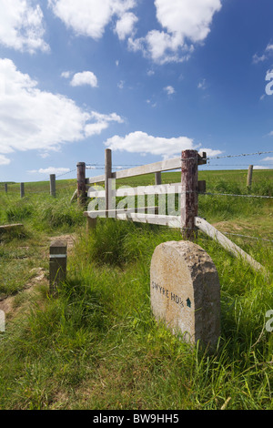 Sentier à Swyre Head Banque D'Images